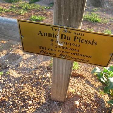 PLESSIS Annie, du 1941-2016