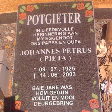 POTGIETER Johannes Petrus 1925-2003