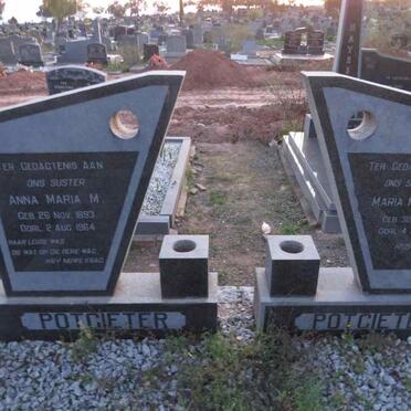 POTGIETER Maria Magdalena 1888-1961 :: POTGIETER Anna Maria M. 1893-1964