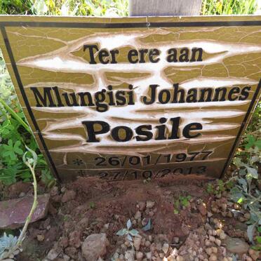 POSILE Mlungisi Johannes 1977-2013
