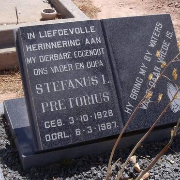 PRETORIUS Stefanus L. 1928-1987