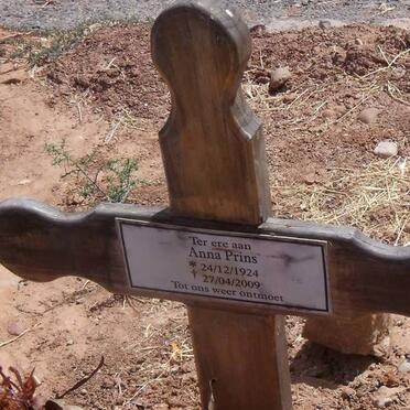 PRINS Anna 1924-2009