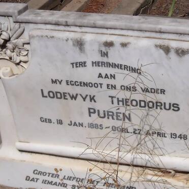 PURÉN Lodewyk Theodorus 1885-1948