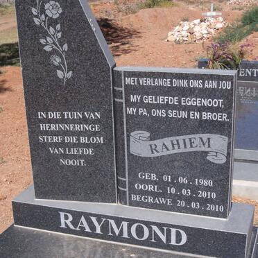 RAYMOND Rahiem 1980-2010