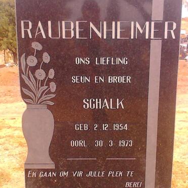 RAUBENHEIMER Schalk 1954-1973
