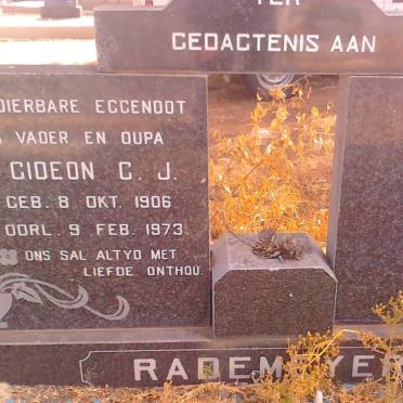 RADEMEYER Gideon C.J. 1906-1973