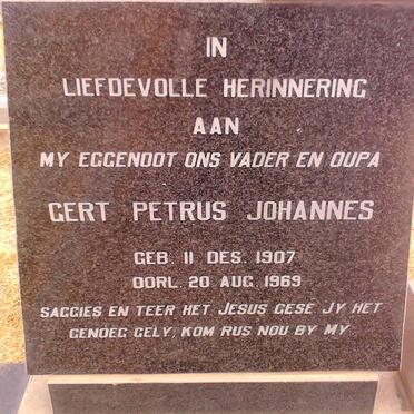 RADEMEYER Gert Petrus Johannes 1907-1969