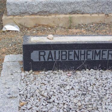 RAUBENHEIMER Johan Nicolaas Joseph 1907-1963