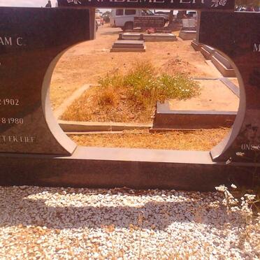 RADEMEYER  Abraham C. 1902-1980 &amp; Magdalena J. KILLIAN 1917-1980