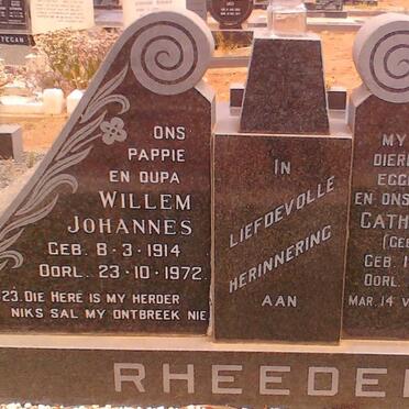 RHEEDER Willem Johannes 1914-1972 &amp; Catherina M. CAMPHER 1917-1971