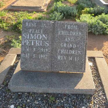 ROUX Simon Petrus, le 1919-1992