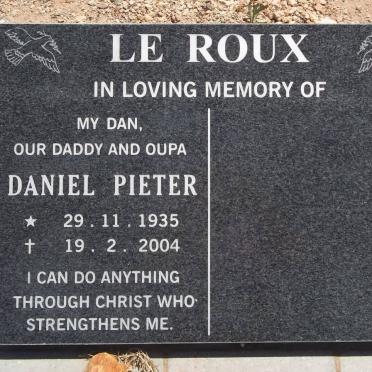 ROUX Daniel Pieter, le 1935-2004