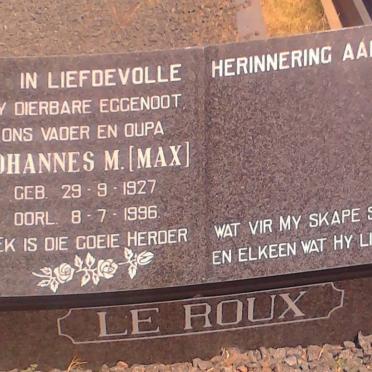 ROUX Johannes M., le 1927-1996