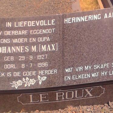 ROUX Johannes M., le 1927-1996