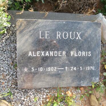 ROUX Alexander Floris, le 1902-1976