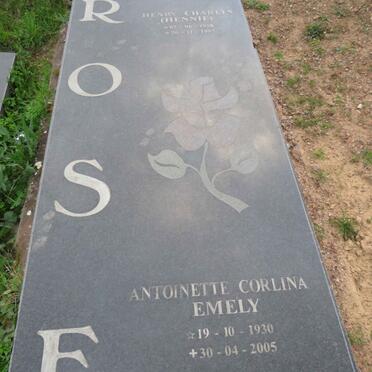 ROSE Henry Charles 1928-1997 & Antoinette Corlina Emely 1930-2005_1