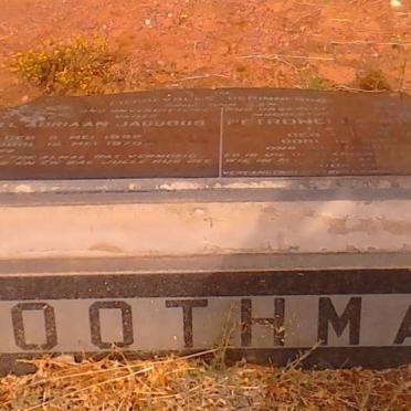 ROOTHMAN Daniel Adriaan Jacobus 1892-1970 &amp; Petronella Johanna KEMP 1895-1968