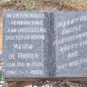RIDDER Magda, de 1961-1968