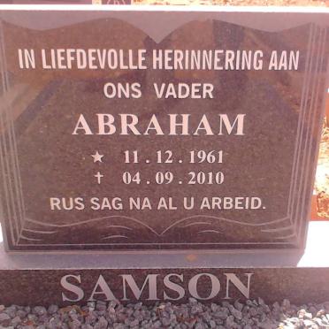 SAMSON Abraham 1961-2010