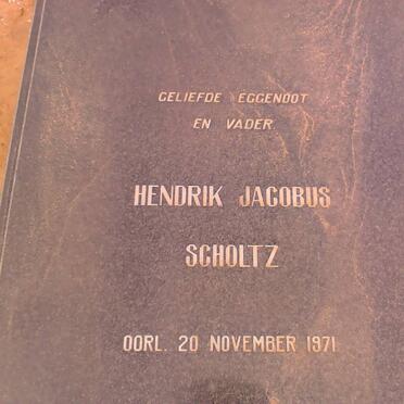 SCHOLTZ Hendrik Jacobus -1971