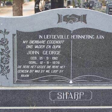 SHARP John George 1912-1979