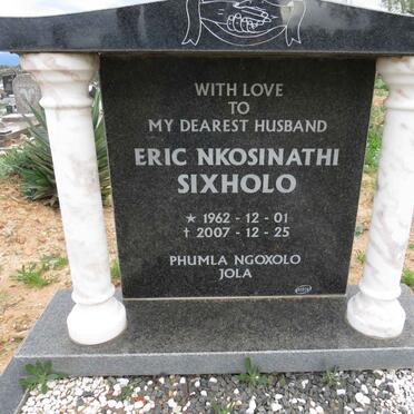 SIXHOLO Eric Nkosinathi 1962-2007