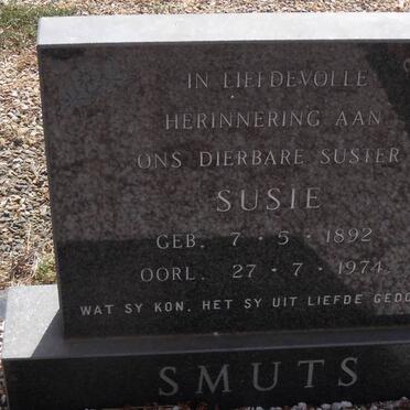 SMUTS Susie 1892-1974