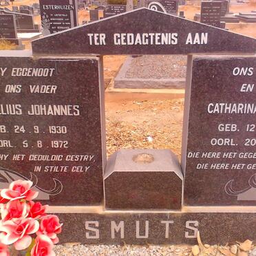 SMUTS Cornelius Johannes 1930-1972 &amp; Catharina Magrieta 1929-2010