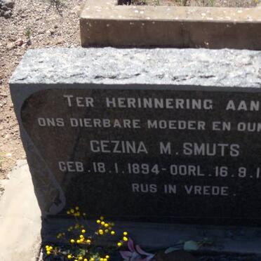 SMUTS Gezina M. 1894-1980
