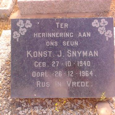 SNYMAN J. 1940-1964 :: SNYMAN Isabella Margaretha nee MEIRING 1910-1968