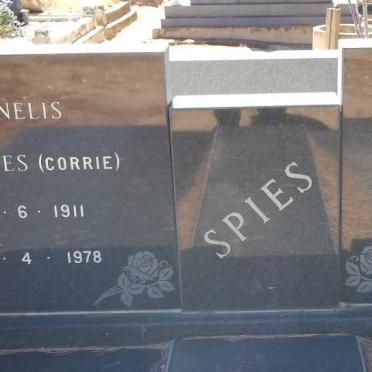 SPIES Cornelis Johannes 1911-1978 &amp; Christina Johanna 1915-2006