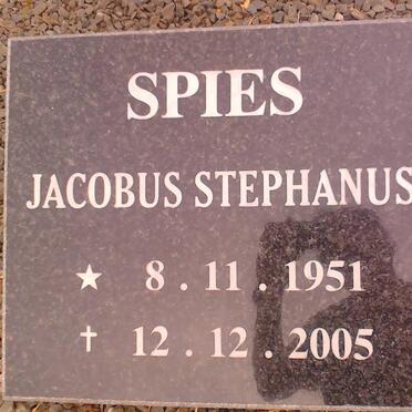 SPIES Jacobus Stephanus 1951-2005