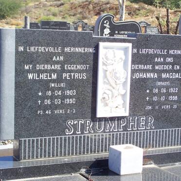 STUMPHER Wilhelm Petrus 1903-1990 &amp; Johanna Magdalena BRADY 1922-1998