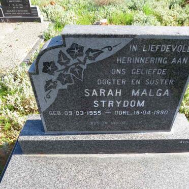 STRYDOM Sarah Malga 1955-1990