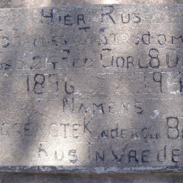 STRYDOM Johannes J. 1896-1945