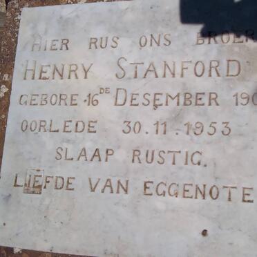 STANFORD Henry 1903-1953