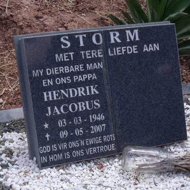 STORM Hendrik Jacobus 1946-2007