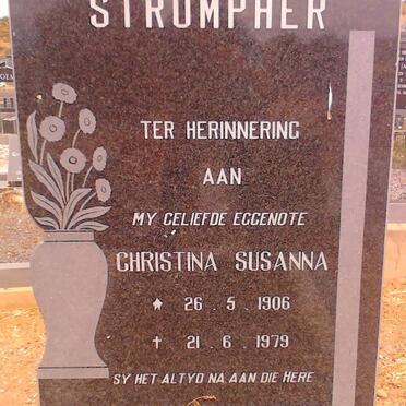 STRUMPHER Christina Susanna 1906-1979