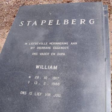 STAPELBERG William 1917-1988