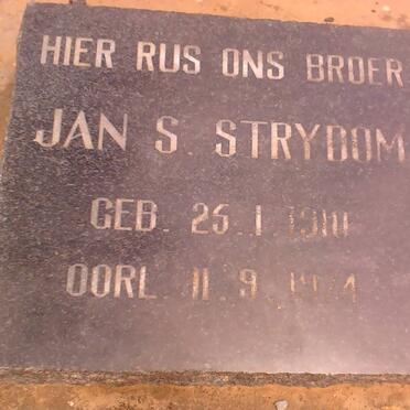 STRYDOM Jan S. 1910-1974