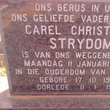 STRYDOM Carel Christiaan 1933-1993