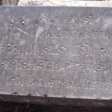 STRYDOM Septimus S. 1940-1942