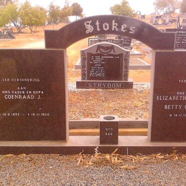 STOKES Coenraad J. 1895-1950 &amp; Elizabeth MCMAHON 1901-1974