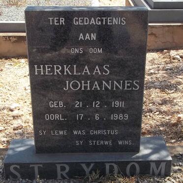 STRYDOM Herklaas Johannes 1911-1989