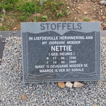 STOFFELS Nettie nee HEUNIS 1946-2009