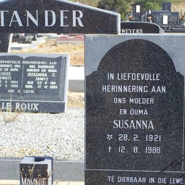 STANDER Barend Jacobus 1916-1986 & Susanna 1921-1988 _2