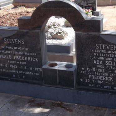 STEVENS John 1914- &amp; Ada Salina BUTLER 1915-1989 :: STEVENS Ronald Frederick 1943-1976