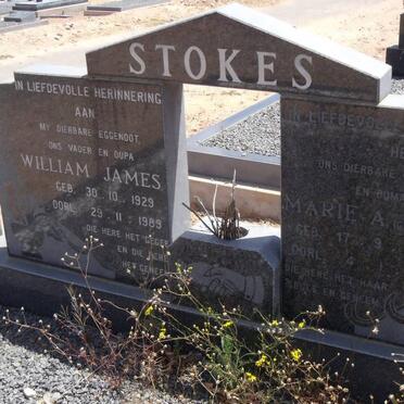 STOKES William James 1929-1989 &amp; Marie Antoinette SWIEGELAAR 1940-1995