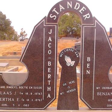 STANDER Benjamin Jacobus 1947-1983 :: STANDER Nicolaas J. 1974-1983  :: STANDER Albertha E.  1976-1983
