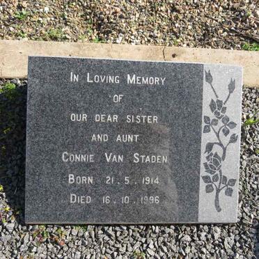 STADEN Connie, van 1914-1996